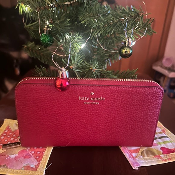 Red Kate Spade purse - Picture 3 of 9